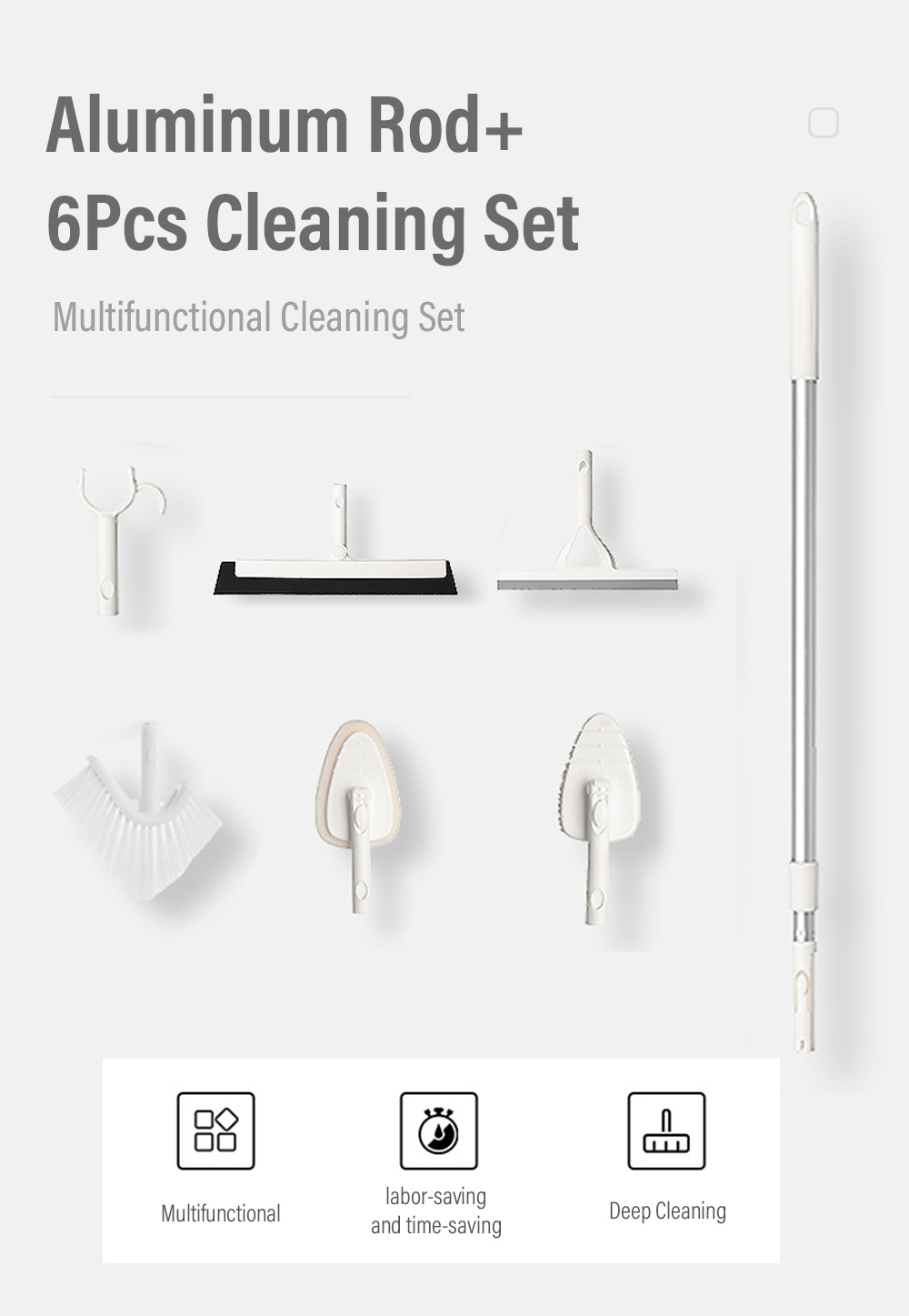 Aluminum Rod 6 Pcs Cleaning Set-1